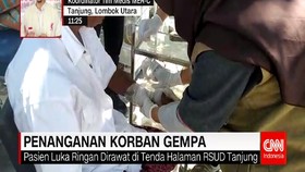 RSUD Tanjung Dipenuhi Pasien Korban Gempa
