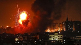 FOTO: Israel Gempur Gaza dengan 180 Roket