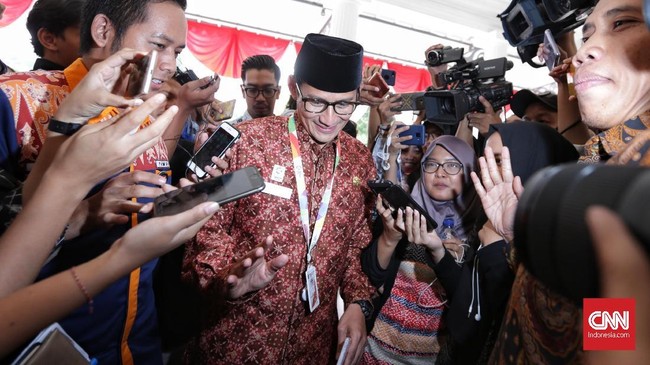 Sandiaga sampai saat ini disebut masih sebagai calon kuat menjadi cawapres Prabowo.