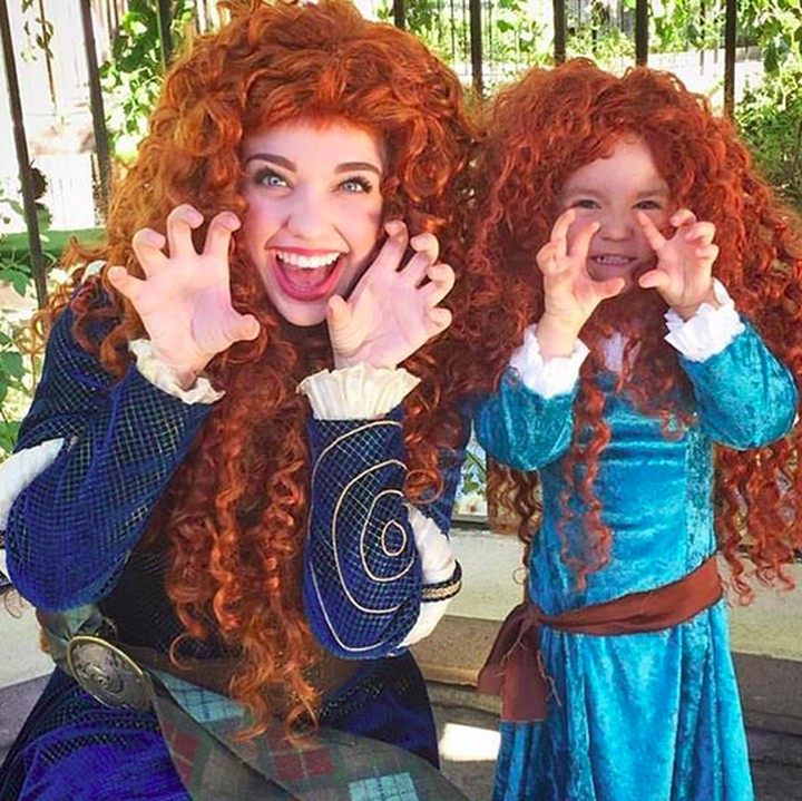 <p>Nggak cuma pakaian, aksesoris seperti rambut juga bikin Riley mirip banget sama tokoh Merida di film 'Brave' kan? (Foto: Instagram/ @randomly_riley)  </p>