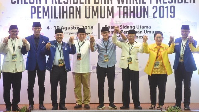 Sekjen PKS menyebut struktur tim kampanye Prabowo-Sandi hanya tinggal memasukkan nama dengan susunan telah terpeta hingga level kecamatan.