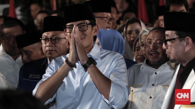 Sandi pun menyatakan bahwa dirinya sangat menantikan bekerja sama dengan Komandan Kogasma Demokrat, Agus Harimurti Yudhoyono (AHY) di Pilpres 2019 nanti.