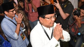 Prabowo-Sandi Bertolak ke KPU untuk Ambil Nomor Urut