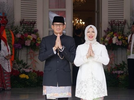 Uniknya Cara Sandiaga Uno Katakan Cinta pada Sang Istri