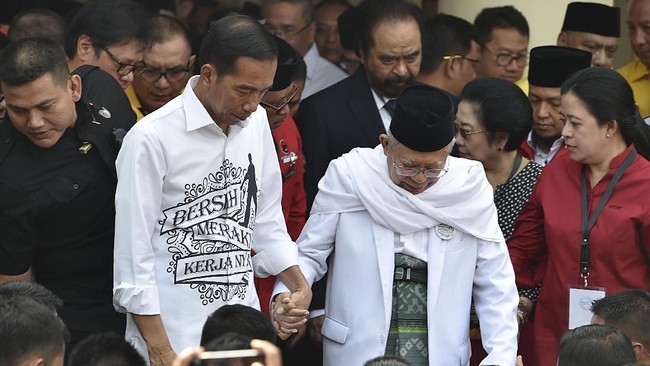 Ma'ruf Amin diminta fokus rebut suara di beberapa wilayah yang memiliki basis suara umat muslim terbesar seperti Aceh, Sumatra Barat, Jawa Barat, dan Banten.