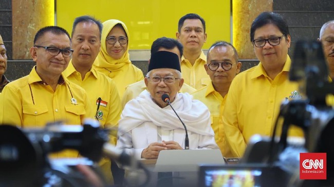 Ma'ruf Amin mengklaim tidak pernah melakukan lobi-lobi ke Partai Golkar untuk menjadikannya sebagai cawapres Joko Widodo di pilpres 2019.