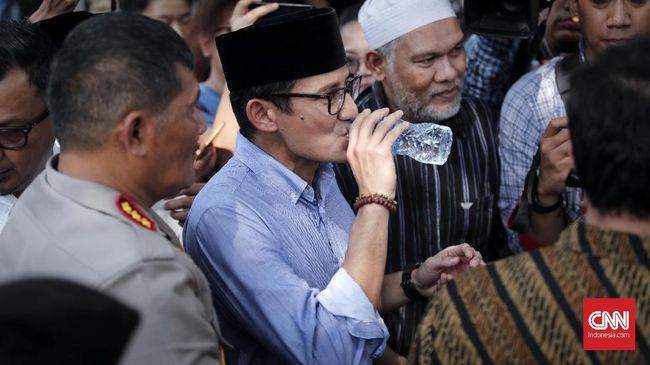 Sandiaga Mengaku Puasa sebelum Tes Kesehatan Pilpres 2019