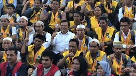 Dubes RI Melepas 150 TKI Korsel Naik Haji