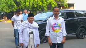 Calon Presiden Petahana Jokowi Lakukan Pemeriksaan Kesehatan