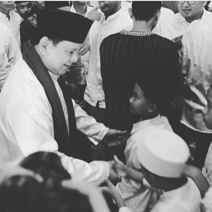 <p>Sedangkan yang ini saat Prabowo dan anak-anak saat Idul Fitri beberapa waktu lalu. (Foto: Instagram @prabowo)</p>