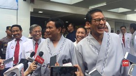 Sandi soal Berat Badan Prabowo: Diajak Lari Maunya Berkuda
