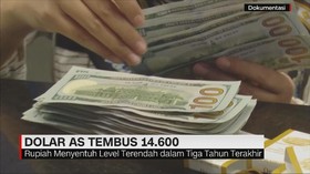 Dolar AS Tembus Rp 14.600