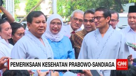Prabowo-Sandi Jalani Pemeriksaan Kesehatan