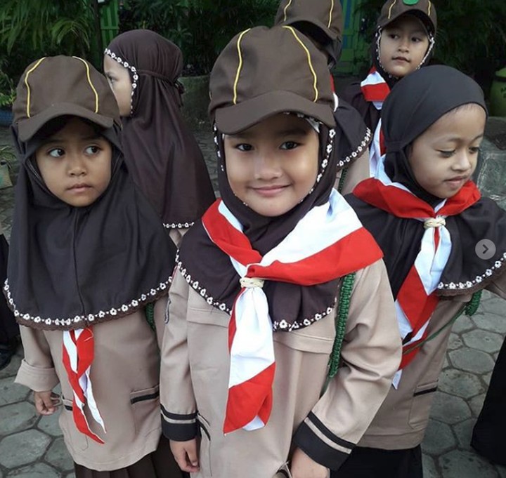 Potret Keseruan Anak  anak  di Hari Pramuka  2019