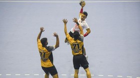 FOTO: Kekalahan Timnas Bola Tangan Indonesia di Laga Pertama