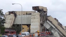 Kesaksian Warga Italia Atas Ambruknya Jembatan Tol Genoa