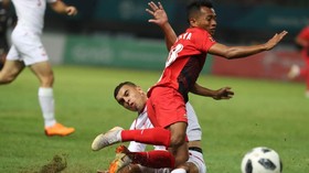 Gol Debut Irfan Jaya Tak Sampai Bawa Indonesia Berjaya
