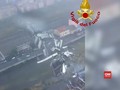 VIDEO: Jembatan Genoa Ambruk, Puluhan Orang Tewas