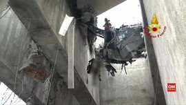 VIDEO: Penyelamatan Dramatis Korban Jembatan Tol Runtuh Genoa