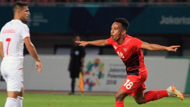 Irfan Jaya merupakan satu-satunya pemain yang pernah mencetak gol ke gawang Myanmar di level senior di antara pemain-pemain lain yang masuk TC saat ini.