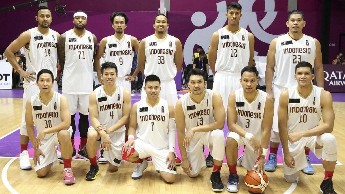 FOTO: Timnas Bola Basket Indonesia Akui Ketangguhan Korsel