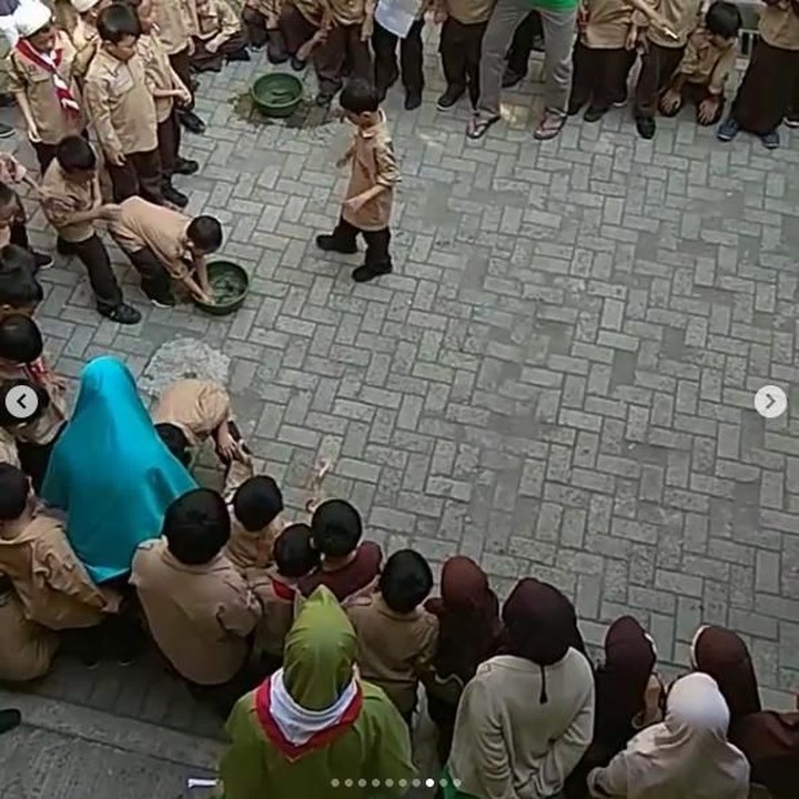 <p> Licin ya Nak memindahkan lele dari satu baskom ke baskom lainnya. (Foto: Instagram @sit.ruhama)<br /><br /></p>