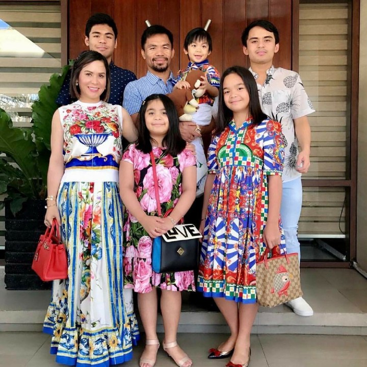 <p>Bahagia selalu keluarga Manny Pacquiao. (Foto: Instagram/mannypacquiao)</p>