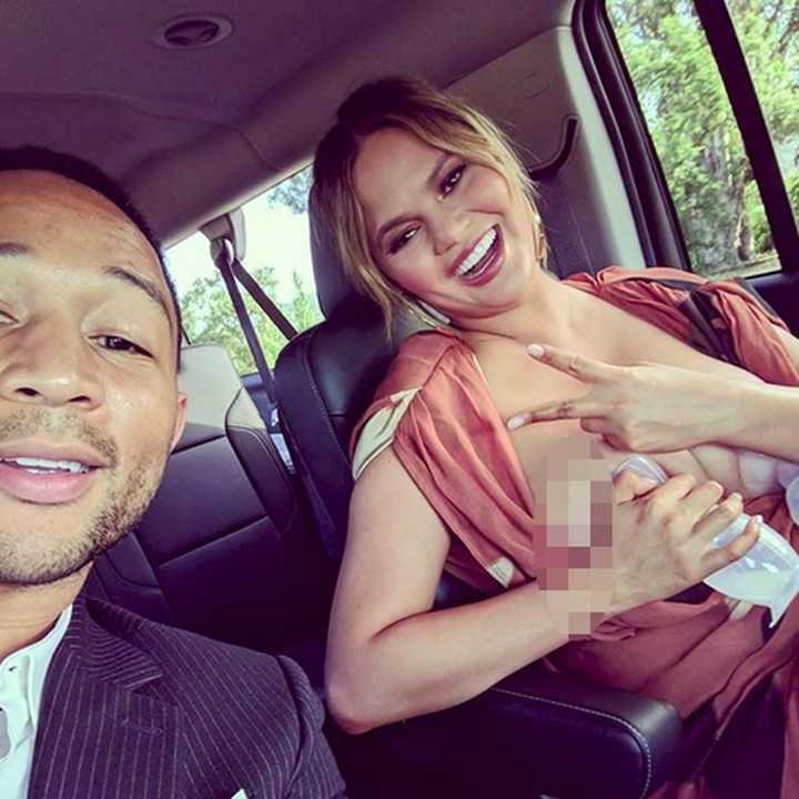 <p>Untuk John Legend, adalah kebanggaan tersendiri ketika tahu sang istri Chrissy Teigen masih menyempatkan memerah ASI untuk anak kedua mereka Miles. (Foto: Instagram/ @johnlegend)  </p>