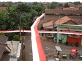 VIDEO: Kampung Tokyo Terbentang 'Merah-Putih' 1000 Meter