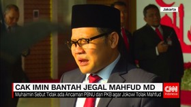 Muhaimin Iskandar Bantah Jegal Mahfud MD Jadi Cawapres Jokowi