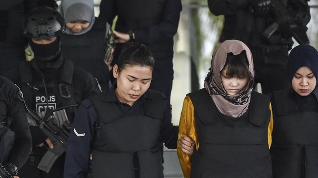 Jaksa Malaysia mengubah dakwaan warga Vietnam, Doan Thi Huong, dalam kasus pembunuhan Kim Jong-nam dan dia akan bebas awal Mei.