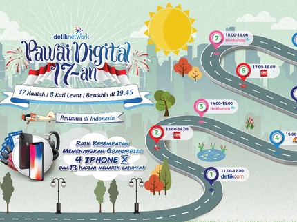 Yuk, Nonton Pawai Tanpa Panas-panasan dan Dapat iPhone X
