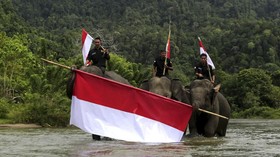 FOTO : Meriah HUT RI ke-73 di Seluruh Penjuru Tanah Air