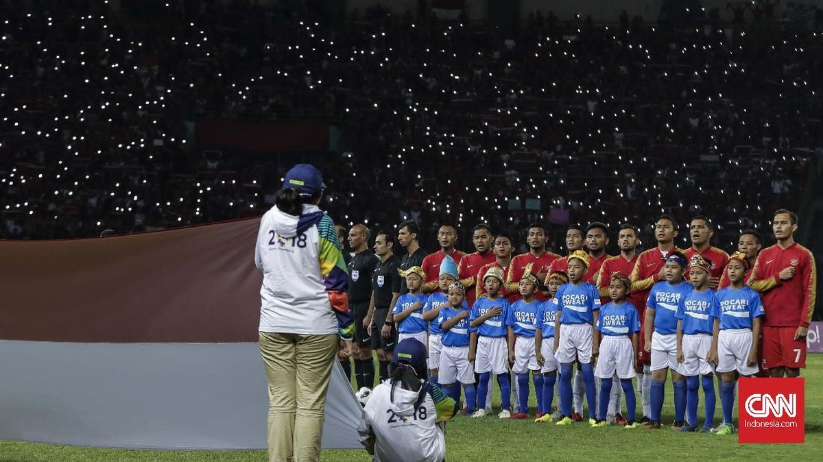 FOTO: Kado Indah Ulang Tahun RI dari Timnas Indonesia U-23