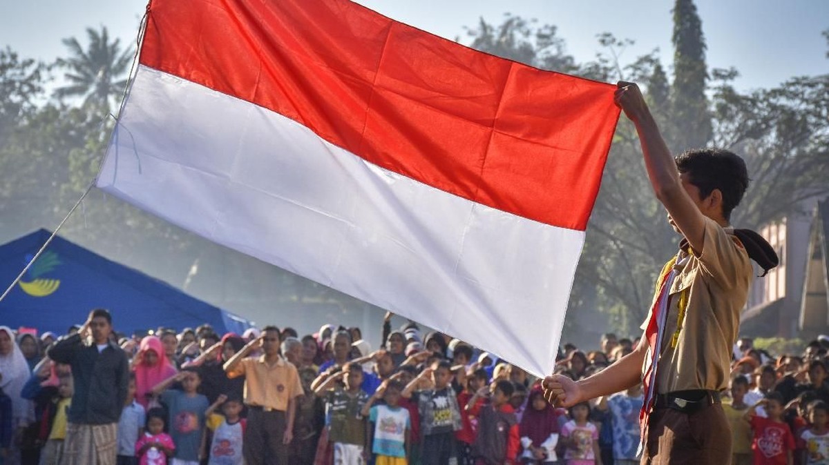FOTO : Meriah HUT RI ke-73 di Seluruh Penjuru Tanah Air