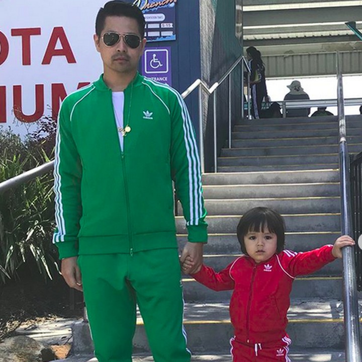 <p>Uncle Eric dan El mau siap-siap olahraga dulu ya. Ada yang mau nemenin? (Foto: Instagram/ @ericbanaiskandar)  </p>