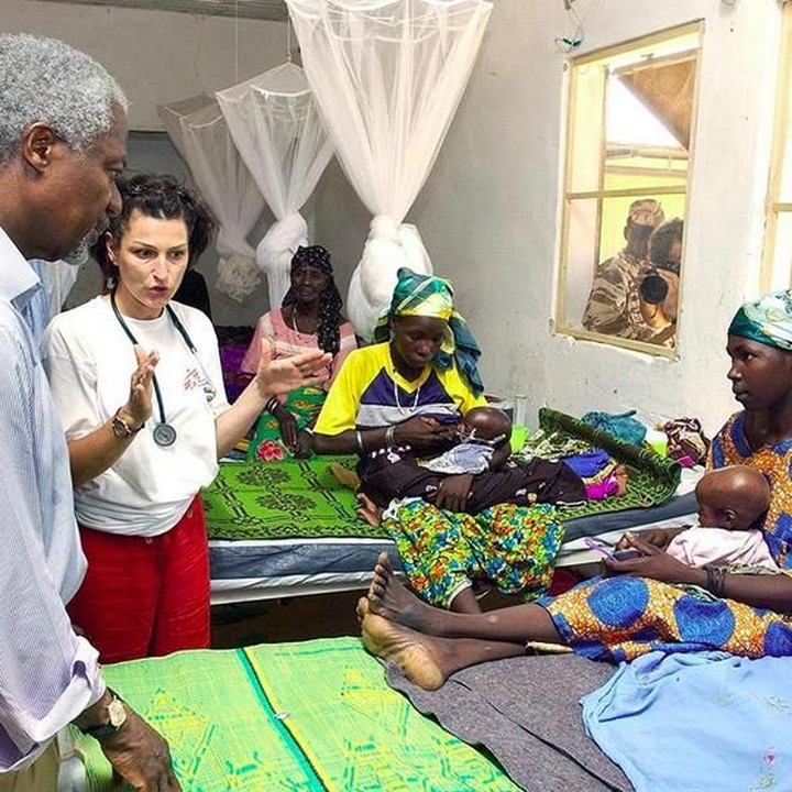 <p>Kofi Annan saat mengunjungi Nigeria. (Foto: Instagram @kofiannan)<br /><br /></p>