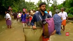 VIDEO: Banjir Parah di Kerala Tewaskan Ratusan Orang