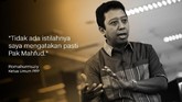 Ramai-Ramai Tangkis Mahfud Sejumlah tokoh bereaksi atas pernyataan Mahfud MD. Mantan ketua MK itu membongkar cerita di balik kisruh penyebutan namanya sebagai calon pendamping Jokowi.