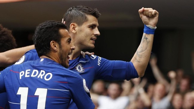 Chelsea ditahan imbang Arsenal 2-2 dalam pekan kedua Liga Primer Inggris yang digelar di Stadion Stamford Bridge, Sabtu (18/8).