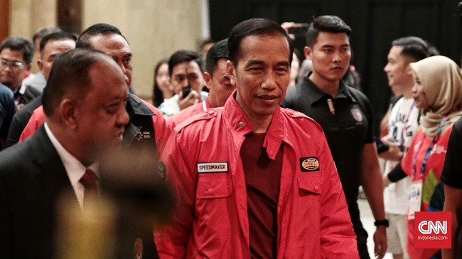 Presiden Joko Widodo selalu terlihat hadir di setiap Indonesia berpeluang meraih medali emas di pertandingan cabang olahraga di Asian Games 2018.