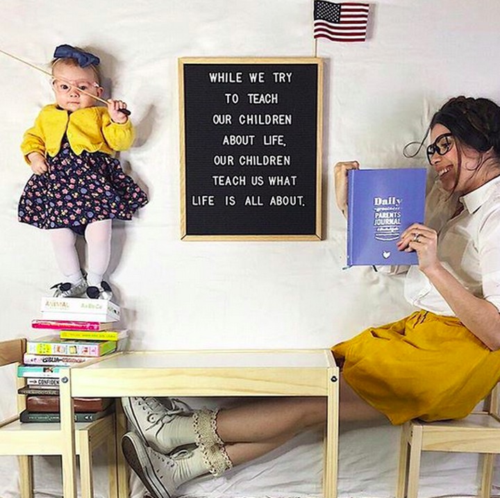 <p>Punya anak bisa jadi bikin kita lelah. Tapi kadang dari anak pun kita bisa belajar tentang arti kehidupan. (Foto: Instagram/ @mayavorderstrasse)</p>