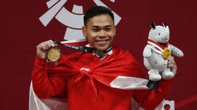 Eko Yuli, Lifter Pertama Indonesia Rebut Emas Asian Games