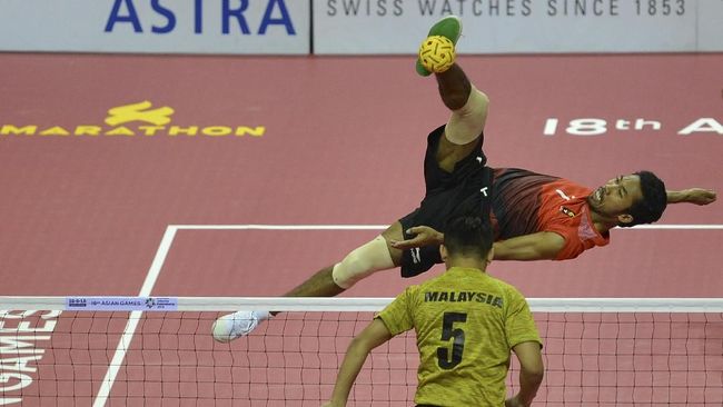 Emas Bersejarah Sepak Takraw Indonesia Di Asian Games