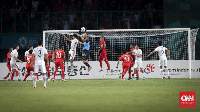 Hanif Sjahbandi yang masuk untuk memperkuat pertahanan justru mencetak gol yang menamatkan perlawanan Hong Kong di Asian Games 2018.
