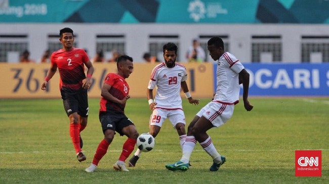 Penyerang sayap Timnas Indonesia U-23 Irfan Jaya mengaku sering ditabrak oleh pemain-pemain Uni Emirat Arab dalam laga Asian Games 2018.