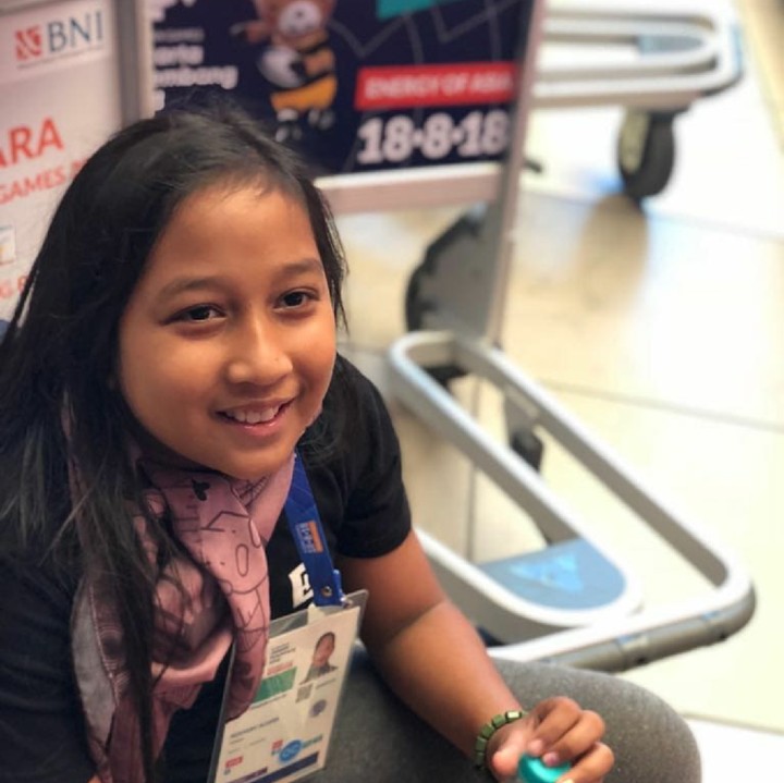 <p>Aliqqa Novvery Kayyisa adalah atlet termuda dalam ajang Asian Games 2018. Aliqqa merupakan atlet dalam cabang olahraga skateboard. (Foto: Instagram/aliqqakayyisa)</p>