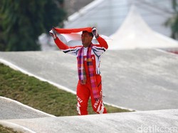 Cuaca Buruk, Bagus Terjatuh Saat Latihan Piala Dunia BMX di Australia
