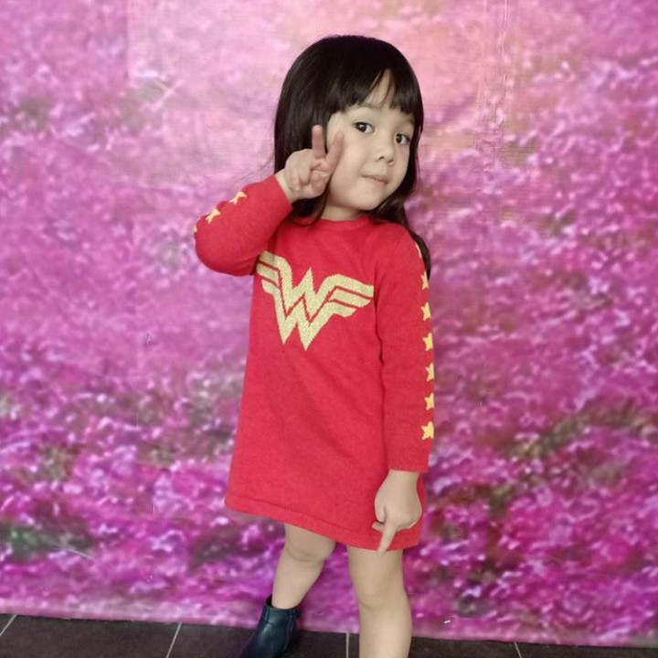 <p>Kalau kata Mama Gisel, ini adalah Wonder 'little' woman. (Foto: Instagram @gisel_la)</p>