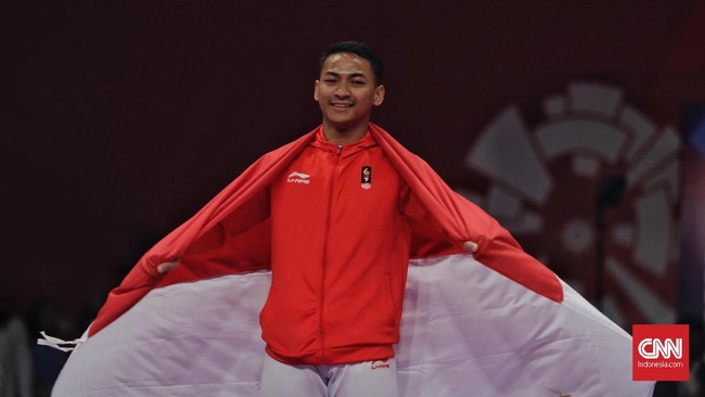 Indonesia menambah perolehan medali emas SEA Games 2021 dari cabang karate pada Rabu (18/5). Total Indonesia mengoleksi 36 medali emas.